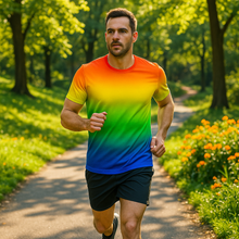 Load image into Gallery viewer, Rainbow Technical Running T-Shirt - Unisex