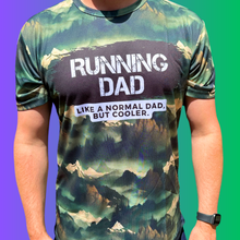 Load image into Gallery viewer, Running Dads But Cooler Funny Funky Technical Running T-Shirt - Unisex