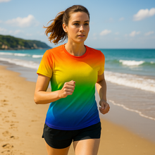 Load image into Gallery viewer, Rainbow Technical Running T-Shirt - Unisex