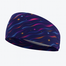 Load image into Gallery viewer, Cosmic Waves Funky Running Active Headband