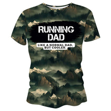 Load image into Gallery viewer, Running Dads But Cooler Funny Funky Technical Running T-Shirt - Unisex