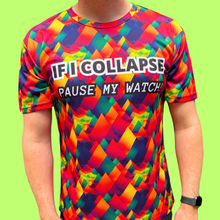 Load image into Gallery viewer, Funny Slogan “If I Collapse Pause My Watch” Technical Running T-Shirt - Unisex