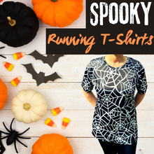 Load image into Gallery viewer, Spider Web Halloween Technical Running T-Shirt - Unisex