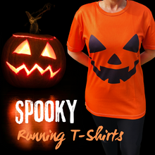 Load image into Gallery viewer, Pumpkin Halloween Technical Running T-Shirt - Unisex
