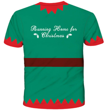 Load image into Gallery viewer, Elf Running Home For Christmas Technical T-Shirt - Unisex