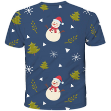 Load image into Gallery viewer, Christmas Snowman Technical T-Shirt - Unisex