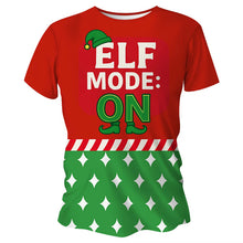 Load image into Gallery viewer, Elf Mode On Christmas Technical Running T-Shirt - Unisex