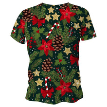 Load image into Gallery viewer, Festive Garland Christmas Technical Running T-Shirt - Unisex