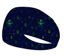 Load image into Gallery viewer, Chased By Aliens Funky Running Active Headband
