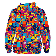Load image into Gallery viewer, Marathon Pop Art Funky Technical Sports Running Hoodie - Unisex