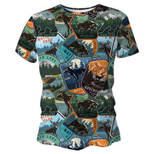 Load image into Gallery viewer, National Parks Funky Technical Running T-Shirt - Unisex