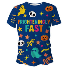 Load image into Gallery viewer, Frighteningly Fast Halloween Technical Running T-Shirt - Unisex