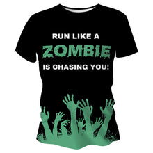Load image into Gallery viewer, Run Like A Zombie Is Chasing You Halloween Technical Running T-Shirt - Unisex