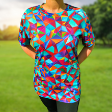 Load image into Gallery viewer, Mosaic Funky Technical Running T-Shirt - Unisex