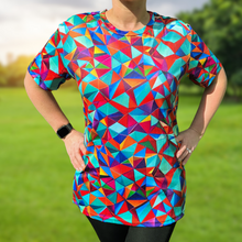 Load image into Gallery viewer, Mosaic Funky Technical Running T-Shirt - Unisex