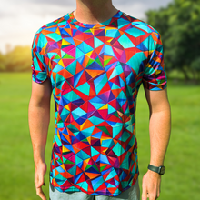 Load image into Gallery viewer, Mosaic Funky Technical Running T-Shirt - Unisex