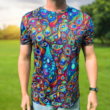 Load image into Gallery viewer, Peacock Funky Technical Running T-Shirt - Unisex