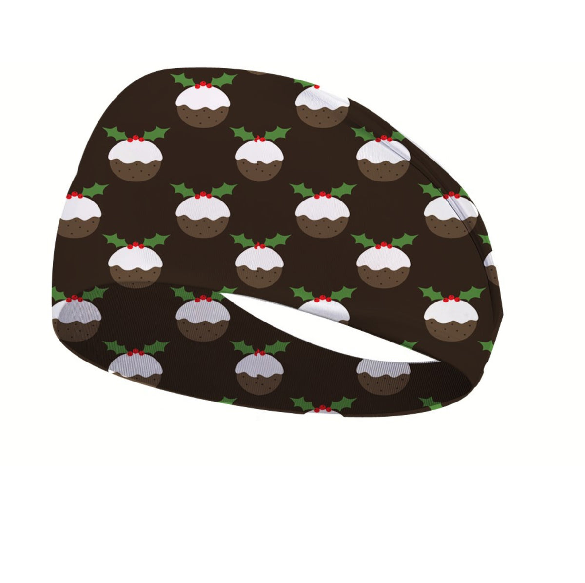 Christmas Pudding Active Running Headband ACE Races