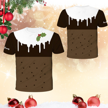 Load image into Gallery viewer, Pudding Drip Christmas Technical T-Shirt - Unisex