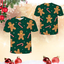 Load image into Gallery viewer, Christmas Gingerbread Technical T-Shirt - Unisex