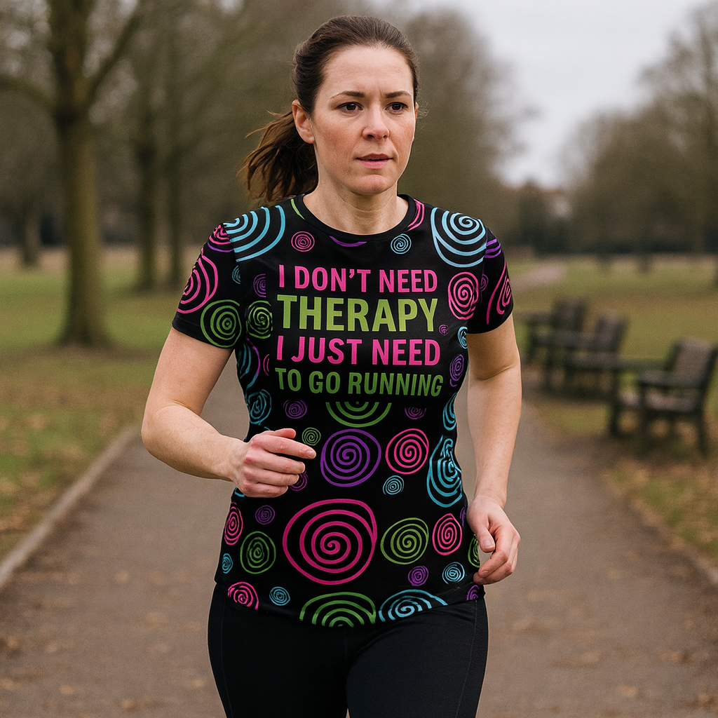 I Don’t Need Therapy Funny Technical Funky Running T-Shirt - Unisex