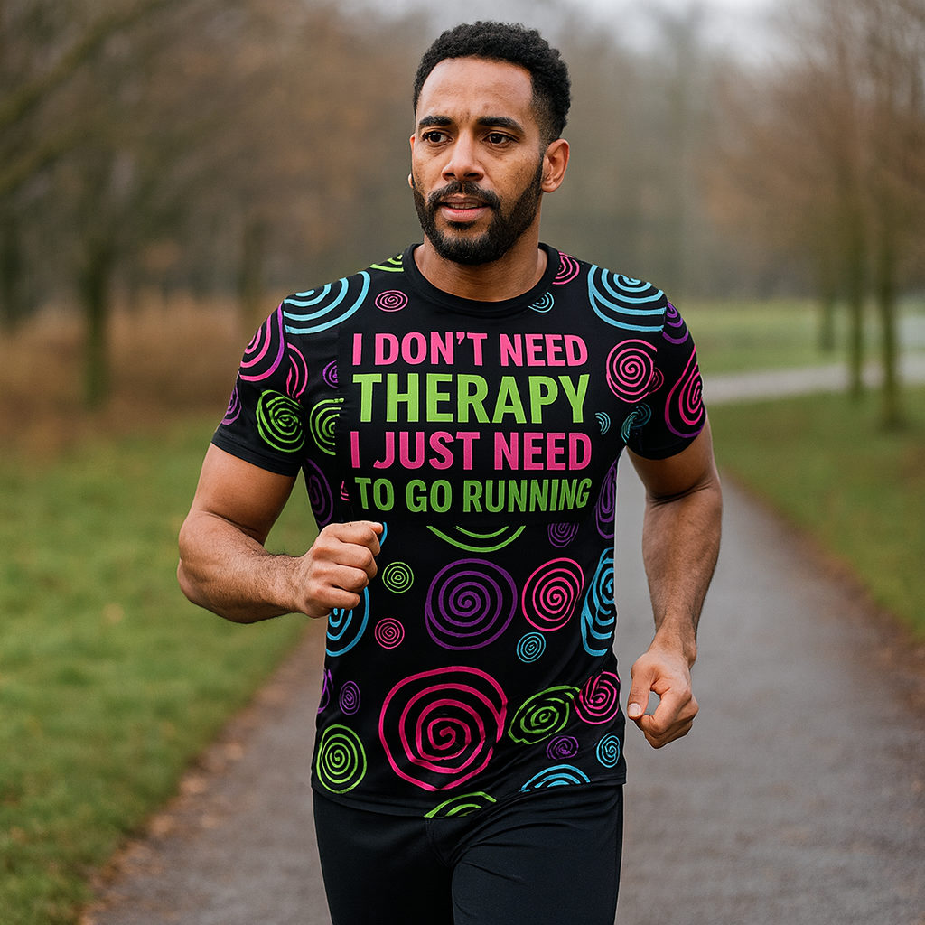 I Don’t Need Therapy Funny Technical Funky Running T-Shirt - Unisex