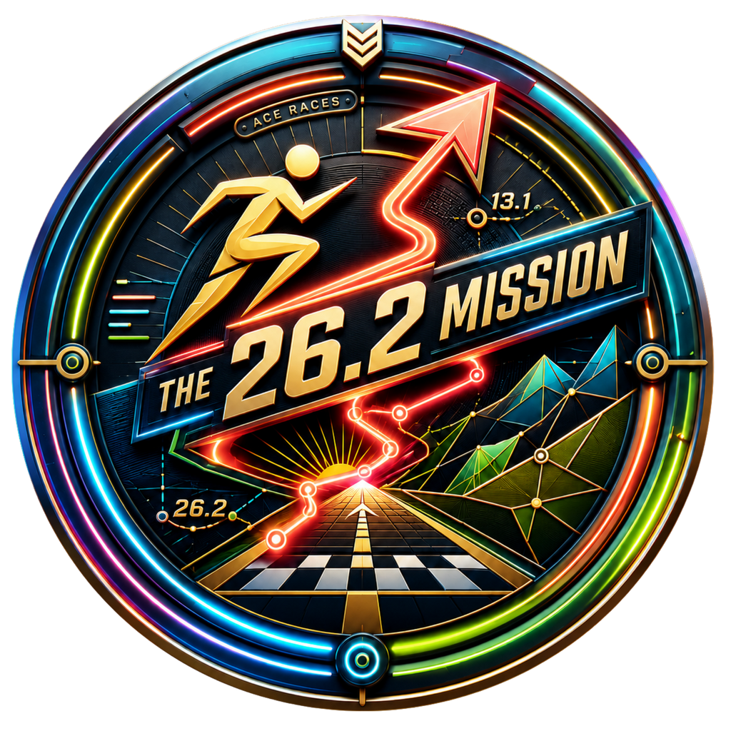 26.2 Mission Marathon transparent digital challenge badge