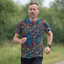 Load image into Gallery viewer, Peacock Funky Technical Running T-Shirt - Unisex

