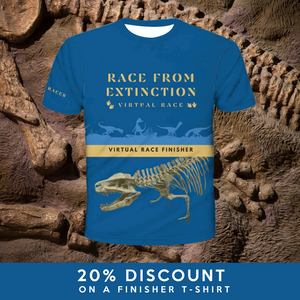 Race from Extinction Dinosaur Virtual Race - 10km