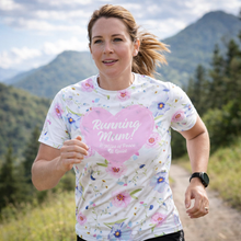 Load image into Gallery viewer, Mums Miles of Peace Funny Technical Running T-Shirt - Unisex
