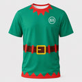 Elf Running Home For Christmas Technical T-Shirt - Unisex
