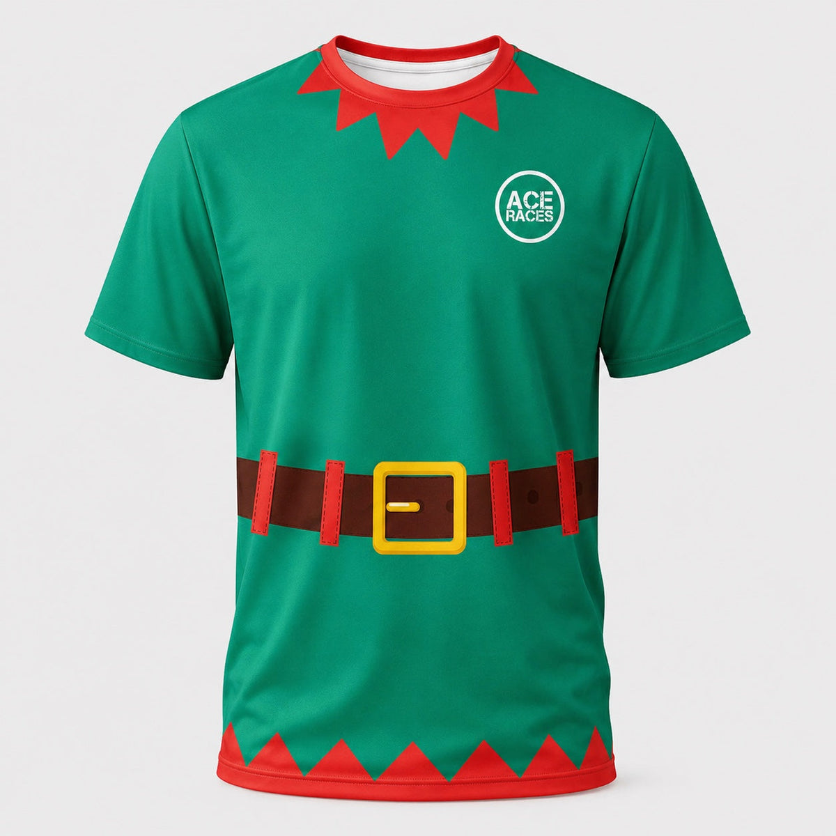 Elf Running Home For Christmas Technical T-Shirt - Unisex