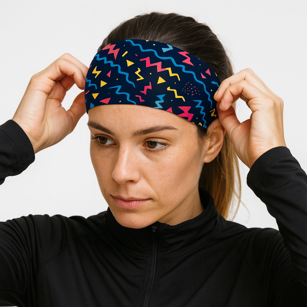 Running Off The Crazy Funky Running Active Headband