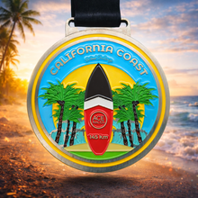 Load image into Gallery viewer, California Coast Virtual Challenge - 145km
