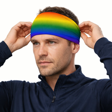 Load image into Gallery viewer, Rainbow Running Active Headband
