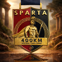 Load image into Gallery viewer, Sparta Virtual Challenge - 400 km
