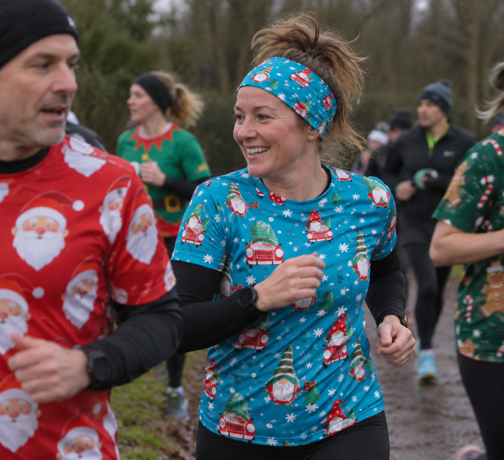 Festive Gonk Christmas Technical Running T-Shirt - Unisex