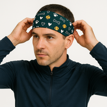 Load image into Gallery viewer, My Coach Has A Tail Dog Funky Running Active Headband
