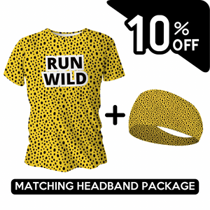 BUNDLE - Run Wild Running T-Shirt & Headband