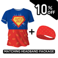 BUNDLE - Super Dad Running T-shirt and Headband