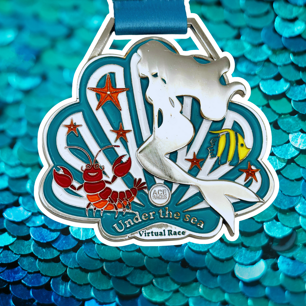 Under The Sea Mermaid Virtual Race - Marathon (42km)