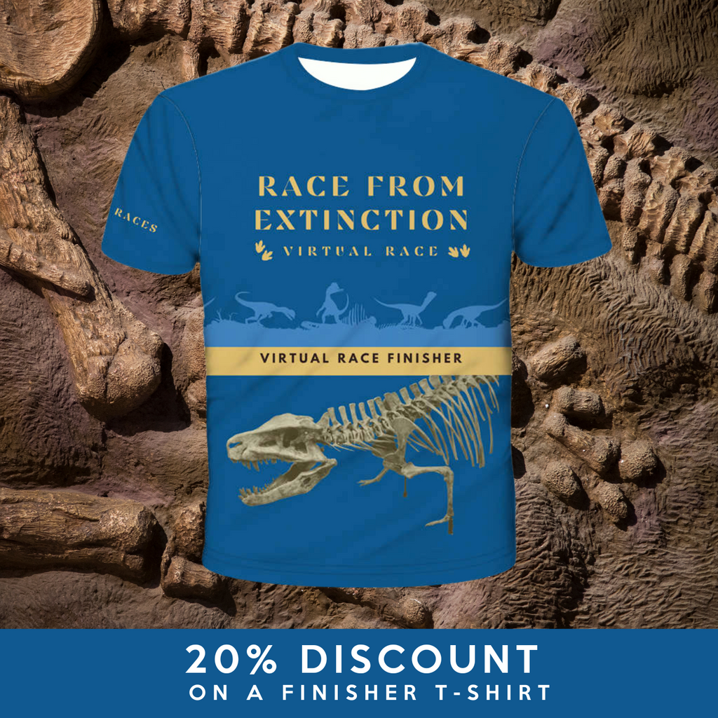 Race from Extinction Dinosaur Virtual Race - Half Marathon (21km)