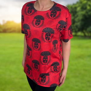 Ancient Sparta Warrior Funky Technical Running T-Shirt - Unisex