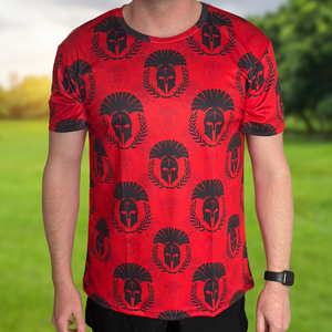 Ancient Sparta Warrior Funky Technical Running T-Shirt - Unisex