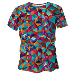 Mosaic Funky Technical Running T-Shirt - Unisex