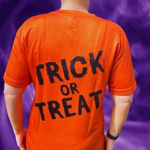 Pumpkin Halloween Technical Running T-Shirt - Unisex