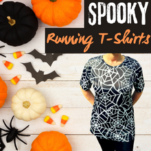 Load image into Gallery viewer, Spider Web Halloween Technical Running T-Shirt - Unisex
