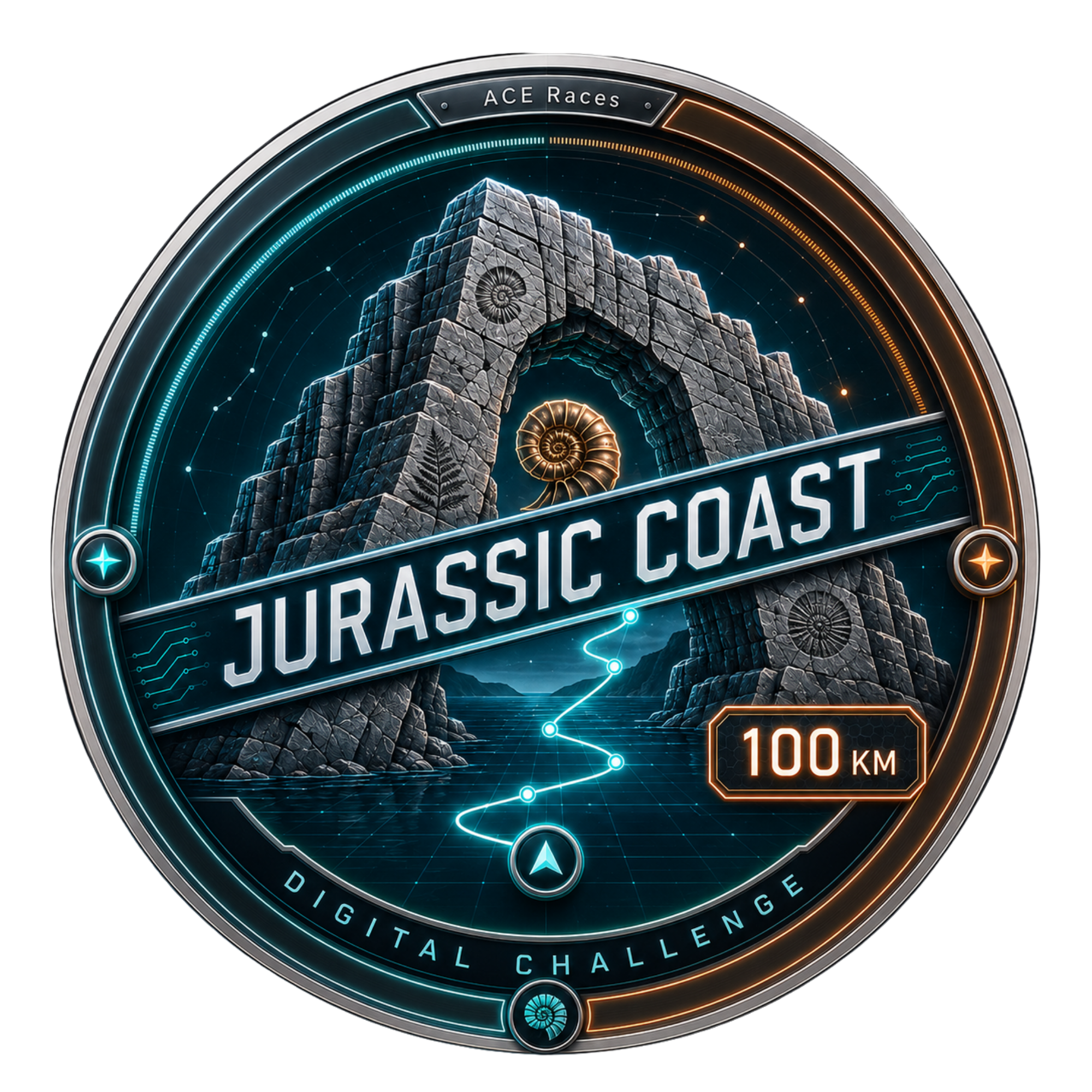 Jurassic Coast 100 100km Digital Challenge product image