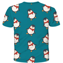 Load image into Gallery viewer, Penguin Christmas Technical T-Shirt - Unisex
