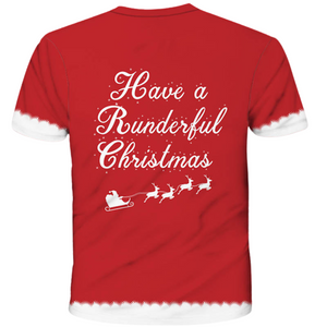 Runderful Santa Christmas Technical T-Shirt - Unisex